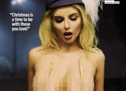 Siêu Wags Helen Flanagan tung bộ ảnh nude nóng bỏng mừng Giáng sinh