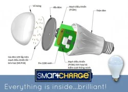 SmartCharge LED &#8211; bóng đèn thông minh vẫn sáng khi cúp điện đột ngột