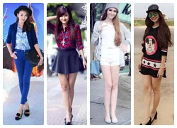 Street style mừng Giáng sinh của xì ta, hot girl Việt