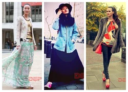 Streetstyle ấn tượng của các Sao Việt