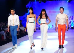 Thanh Hằng, Minh Triệu cuốn hút trên sàn catwalk