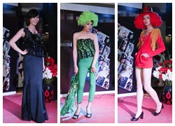 Thí sinh chuyển giới Project Runway tái xuất với BST màu mè