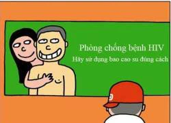 Tranh vui: Bao cao su là gì hả mẹ?