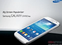 Ảnh thương mại và thông số kỹ thuật của Galaxy Neo