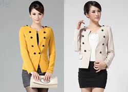 Áo khoác vest công sở 10 nút