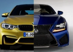 BMW M4 Coupe "đại chiến" Lexus RC F Coupe qua ảnh