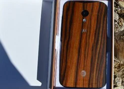 Cận cảnh Moto X vỏ gỗ cực độc