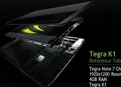 CES 2014: Nguyên mẫu tablet dùng VXL Tegra K1, RAM 4 GB từ Nvidia