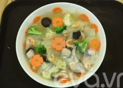 [Chế biến] - Canh bóng thả