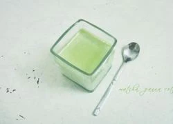 [Chế biến] - Panna cotta vị trà xanh