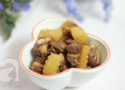 [Chế biến] - Sườn kho su hào