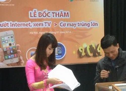 Đăng ký dịch vụ FTTH và Next TV của Viettel trúng iPhone 5s