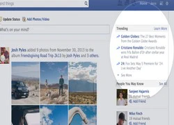 Facebook thêm tính năng cập nhật chủ đề "nóng"