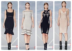 Hervé Léger Pre-Fall 2014: Cổ điển và nữ tính