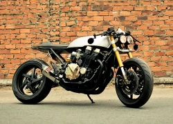 Honda CB750F2 cafe racer mạ vàng tại Sài Gòn