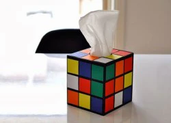 Hộp rubik đựng giấy ăn vui nhộn