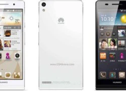 Huawei Ascend P6 S với thiết kế vuông vức đầy nam tính