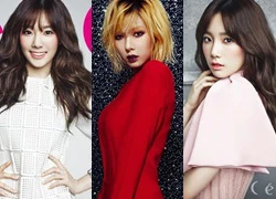 HyunA gợi cảm, Tae Yeon dịu dàng trên tạp chí tháng 1