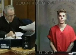 Justin Bieber vênh váo khi hầu tòa