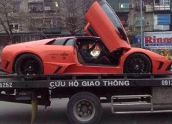 Lamborghini Murcielago gặp nạn ở Quảng Ninh