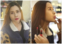 Lưu Hương Giang dịu dàng khi make up nhẹ