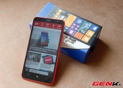 Mở hộp Lumia 1320 tại Việt Nam