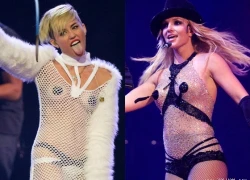 MV "nóng" của Britney Spears và Miley Cyrus bị 'tuýt còi'