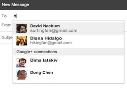Người dùng Gmail có thể gửi email trực tiếp cho người dùng Google+