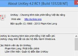 Nhanh tay tải UniKey 4.2 RC1 phiên bản mới