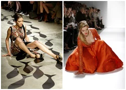 Những cú ngã kinh điển trên sàn catwalk