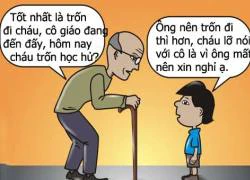 Ông trốn hay cháu trốn?