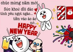 Siêu chế gấu Brown và thỏ Cony (P14): Happy New Year