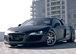 Siêu xe Audi R8 đen mờ bí ẩn