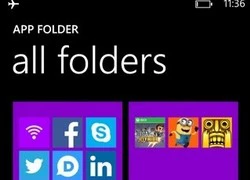 Tạo thư mục ứng dụng cho điện thoại Nokia Lumia