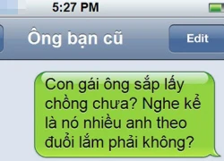 Tin nhắn hài hước: Chàng nào may mắn hơn