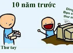 Tranh vui: 10 năm trước