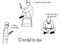 10 tư thế 'bá đạo' của dân mọt sách