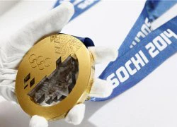 3 kg vàng chế tác huy chương Sochi 2014