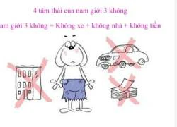 4 tâm thái của nam giới &#8216;3 không&#8217;