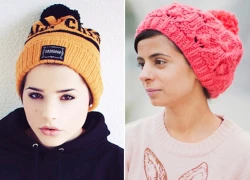 5 kiểu tóc phối hợp cá tính với mũ len beanie