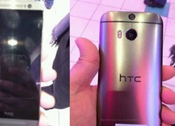 Ảnh HTC One 2 phiên bản màu vàng có camera kép