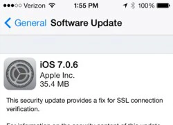 Apple tung bản cập nhật mới cho iOS 6 và iOS 7