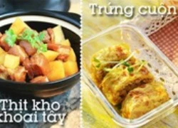 Bữa cơm có đủ thịt trứng mà không cần tốn nhiều công đi chợ