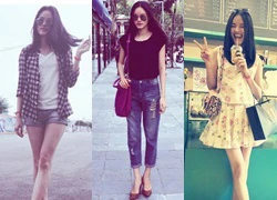 Cá tính với street style của Tuyết Lan