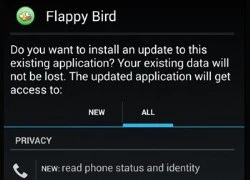 Cảnh giác ứng dụng Flappy Bird giả mạo