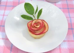 [Chế biến] - Bánh tart hoa hồng