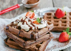 [Chế biến] - Bánh waffle sô-cô-la