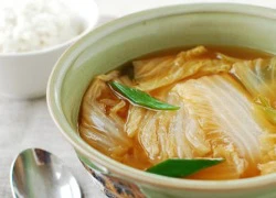 [Chế biến] - Canh cải thảo kiểu Hàn