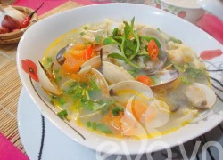 [Chế biến] - Canh ngao nấu măng chua