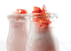 [Chế biến] &#8211; Milkshake dâu tây